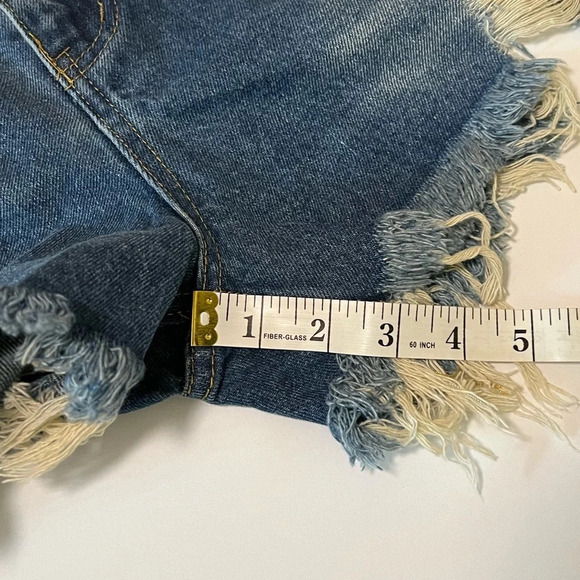 🌻 DenimX CutOff Distressed size XL Women’s Shorts - Picture 6 of 14